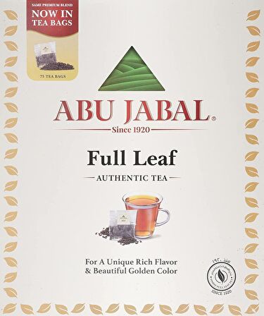 Abu Jabal - Authentic tea- 75 li Poşet Çay