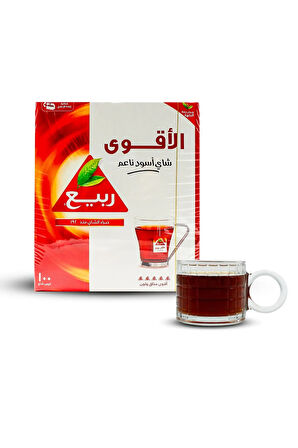 Extra Strong - Fine Black Tea - 100lü Siyah Poşet Çay