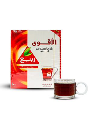 Extra Strong - Fine Black Tea - 100lü Siyah Poşet Çay