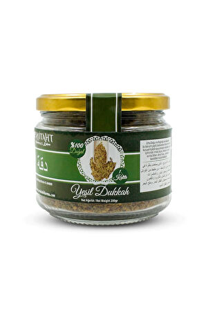 Yeşil Dukkah Dukka Baharatı 200 Gr. 1. Kalite Doğal