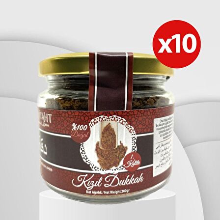 Kızıl Dukkah Dukka Baharatı 200 Gr. 1. Kalite Doğal x10