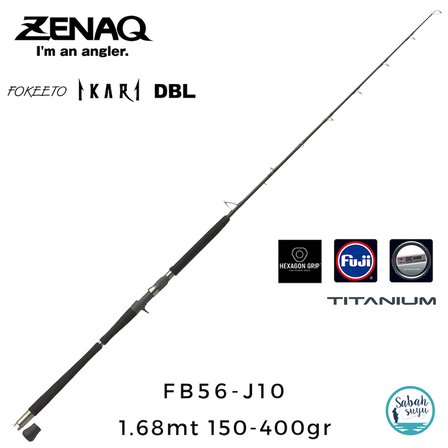 Zenaq Fokeeto DBL FB56-J10 İkari 1.68mt 150-400gr (1P) Tetikli Jigging Kamış