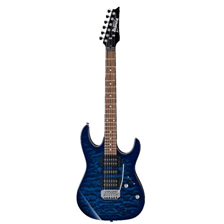 IBANEZ GRX70QA-TBB Transparent Blue Burst Elektro Gitar