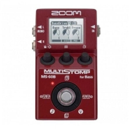 Zoom MS-60B+ Multistomp Bas Efekt Pedalı