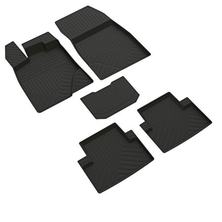 PEUGEOT 3008 HYBRIT 4-D HAVUZLU KAUÇUK PASPAS SİYAH 2024 2025 2026