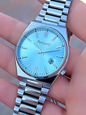FRC.1.506 Ferrucci Yeni Sezon Tsuyosa Model 30 mt Suya Dayanıklı Çelik Kordon Erkek Kol Saati