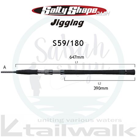 Tailwalk SSD Jigging S59/180 175cm Max.200gr