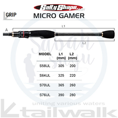 Tailwalk SSD Micro Gamer S70UL 2.13mt 1-16gr LRF Kamış