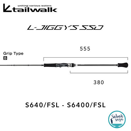 Tailwalk SSD L-Jiggys S6400/FSL 1.94mt Max 80gr (S2P) Light Jigging Kamış