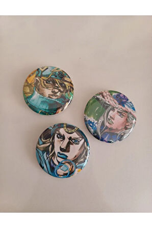 JoJo Diego Buton Rozet 3 Adet 37mm