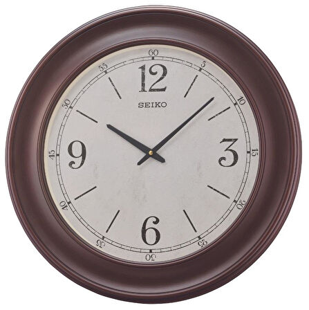 Seiko QXA773B Ahşap Renkli Plastik Duvar Saati