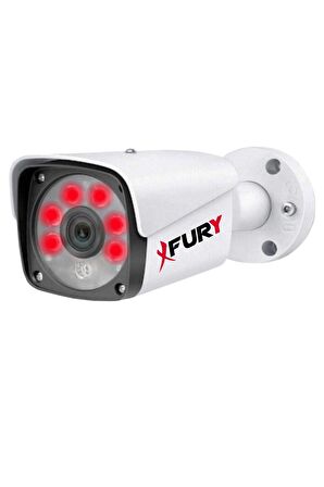 FURY 5mp 3.6mm Lensli 1080p 2mp Görüntü 6 Atom Led Gece Görüşlü Full Hd Güvenlik Kamerası 5520A