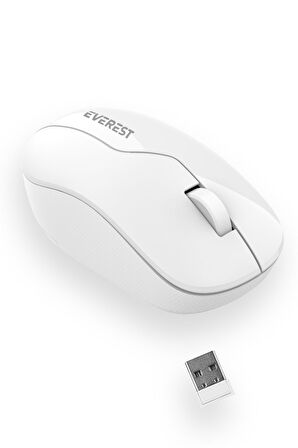 Everest SMW-973 Usb Beyaz 2.4 Ghz Optik Wireless Mouse
