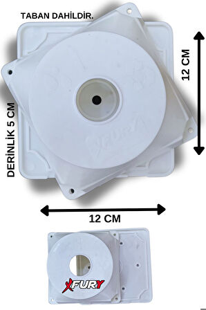 FURY 10 lu - Beyaz Kamera Buatı Taban Dahil