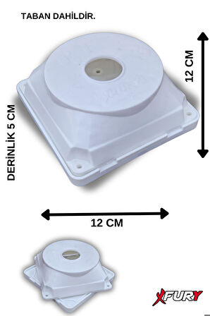 FURY 10 lu - Beyaz Kamera Buatı Taban Dahil
