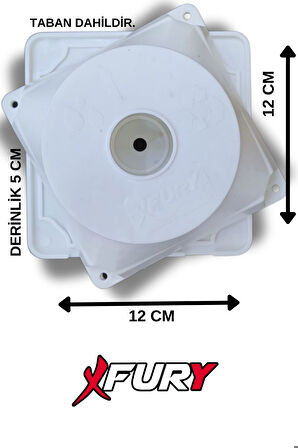 FURY 100 lü - Beyaz Kamera Buatı Taban Dahil