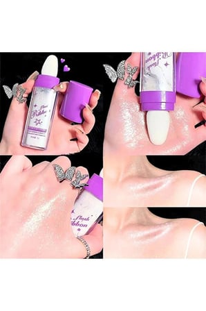 Rose Vücut Simi Body Sparkles Pırıltılı Sim, Yüz Vücut Aydınlatıcı Parlatıcı Toz Sim