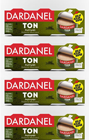 Dardanel Zeytinyağlı Ton Balığı 3 x 75 G 4'lü Paket