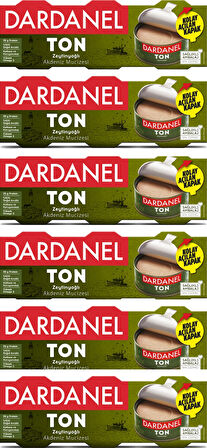 Dardanel Zeytinyağlı Ton Balığı 3 x 75 G 6'lı Paket