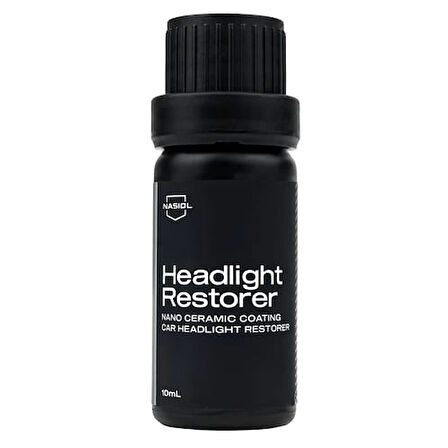Nasiol Headlight Restorer Nano Seramik Far Yenileme ve Koruma Kiti-3 Yıl Dayanım-10ml