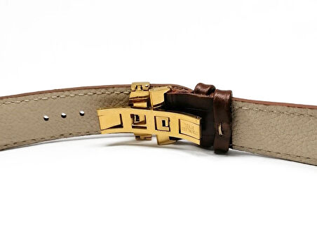 Hertür Saate Uygun  Kelebek  Toka  24 mm Kahverengi   Kordon