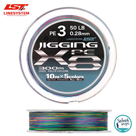 Linesystem Jigging X8 İp Misina PE 3.0 0.28mm 50lb 300mt