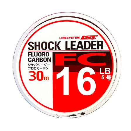 Linesystem Fluorocarbon Şok Lider Misina #5 0.33mm 16lb. 30mt.