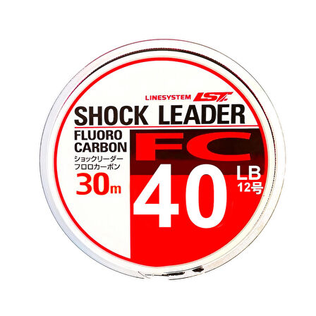 Linesystem Fluorocarbon Şok Lider Misina #12 0.58mm 40lb. 30mt.