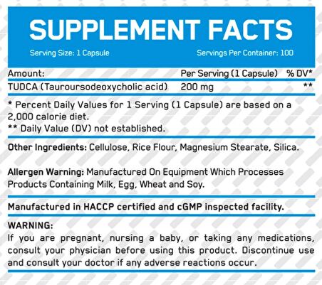 EVERBUILD TUDCA 200 mg / 100 Vcaps