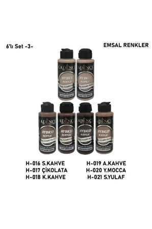 Hybrid Multisurface 120ml 6'lı Kahve Set (3)