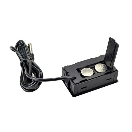 Dijital Termometre - Hassas sıcaklık Ölçer, LCD Ekran, Kablolu