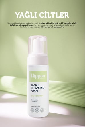 Dr.Clinic Nippon Yüz Yıkama Köpüğü Yağlı Ciltler 150 ML