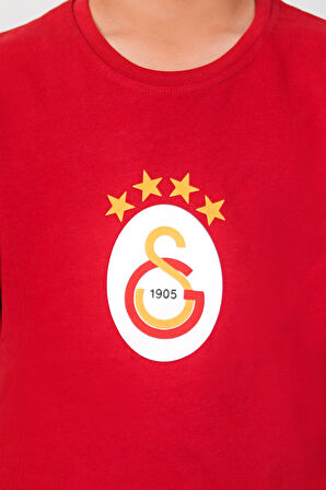 Galatasaray Orijinal 5 Yıldız Kırmızı Çocuk T-Shirt