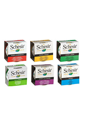 Schesir Karma Kedi Konservesi 85 Gr. X 6 Adet