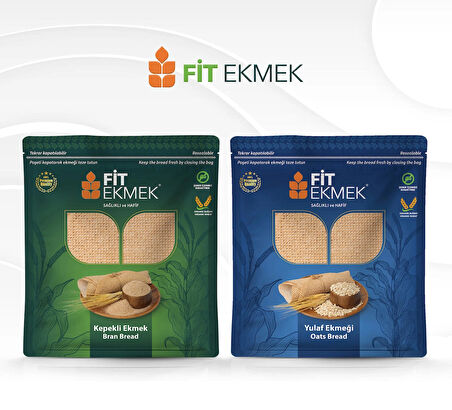 fit 1 Paket Yulaf Lavaş Ekmeği 1 Paket Kepekli Lavaş Ekmeği