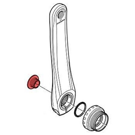 Shimano FC-M592 Aynakol Tespit Vidası Y1F811100
