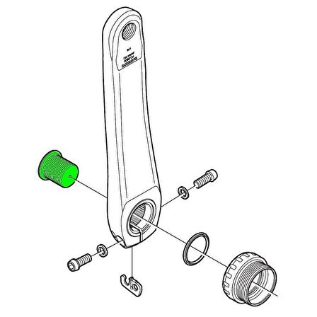 Shimano Ultegra FC-6800 Yol Bisikleti Aynakol Tespit Vidası Y1P417000