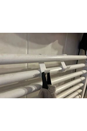 4 Adet Radyatör Askısı Banyo Kancası – Şık Ve Pratik Banyo Düzenleyici