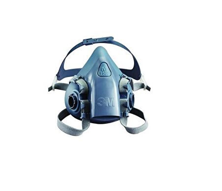 3M 7502 Yarım Yüz Maskesi (Orta Boy) +3M 6059 Abek1 Filtre