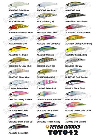 Duo Tetra Works Toto 42 DNH0304 Clear Rainbow