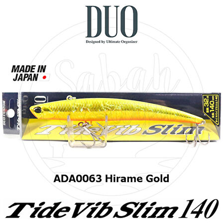 Duo Tide Vib Slim 140 ADA0063 Hirame Gold