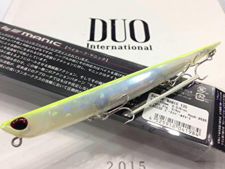 Duo Bay Ruf Manic 135 DLB0230 Ghost Pearl Chart