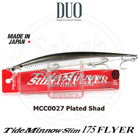 Duo Tide Minnow Slim 175 FLYER MCC0027 Plated Shad