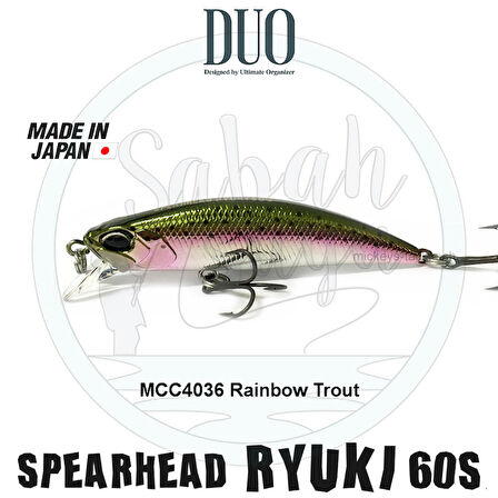 Duo Spearhead Ryuki 60S MCC4036 Rainbow Trout