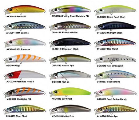 Duo Terrif DC-7 BULLET DLB0230 Ghost Pearl Chart