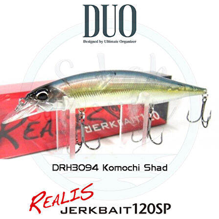 Duo Realis Jerkbait 120SP DRH3094 Komochi Shad