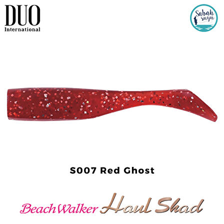 Duo Beach Walker Haul Shad Silikon Kuyruk 9.5 cm S007 Red Ghost