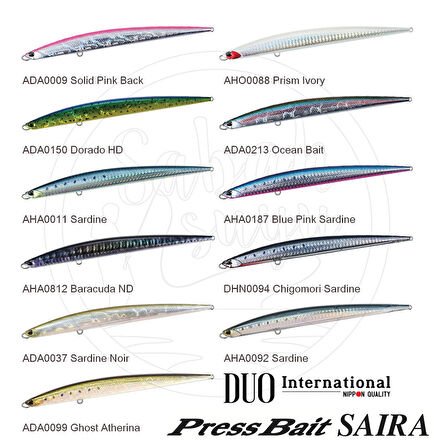 Duo Press Bait Saira 175 ADA0088 Prism Ivory