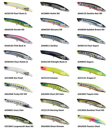 Duo Realis Pencil Popper 110 AJA3055 Chart Gill Halo