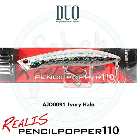 Duo Realis Pencil Popper 110 AJO0091 Ivory Halo